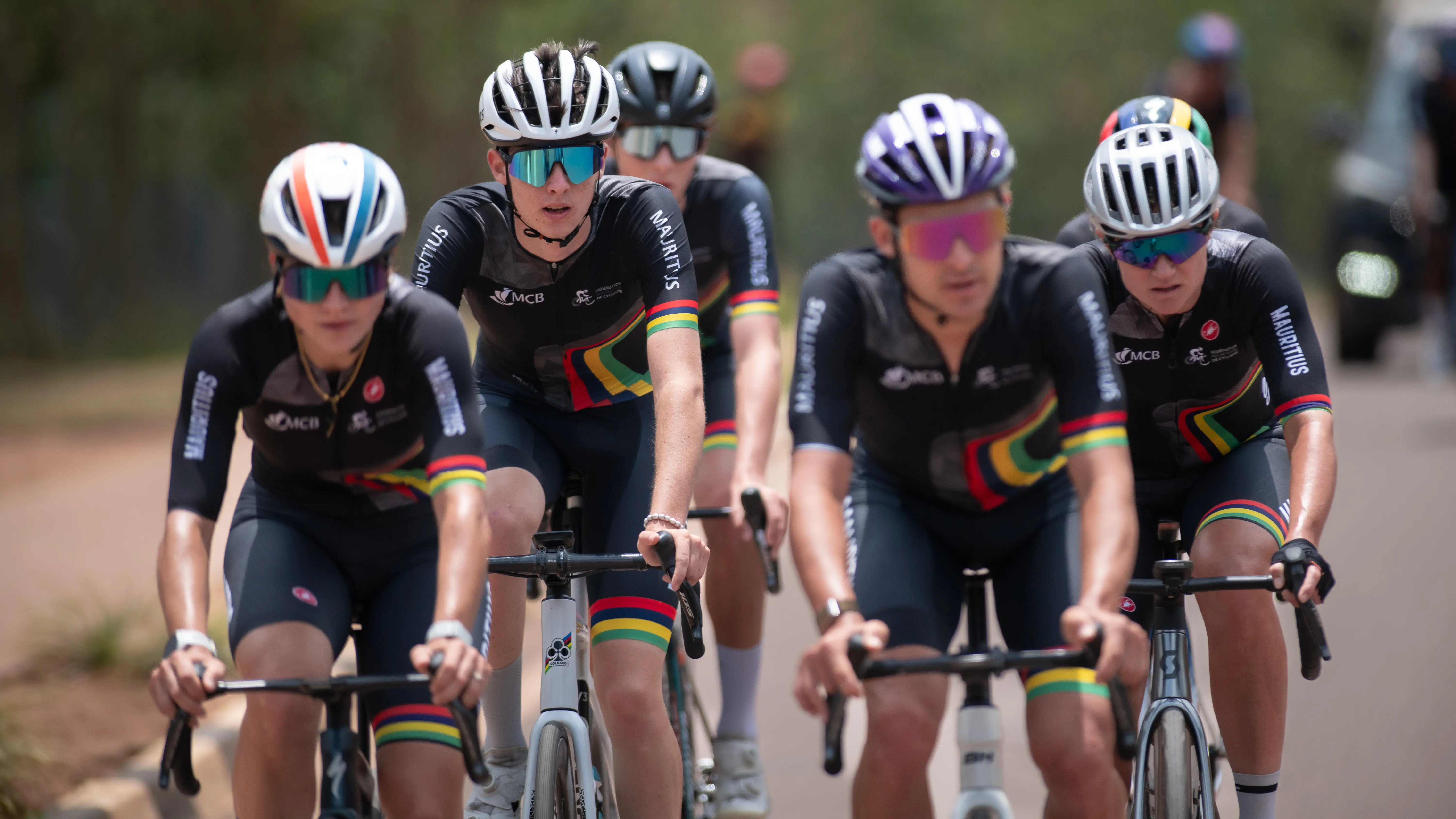 Eight riders. One flag. Mauritius takes on cycling’s world stage